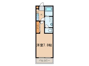 クレフラスト野並B棟の物件間取画像